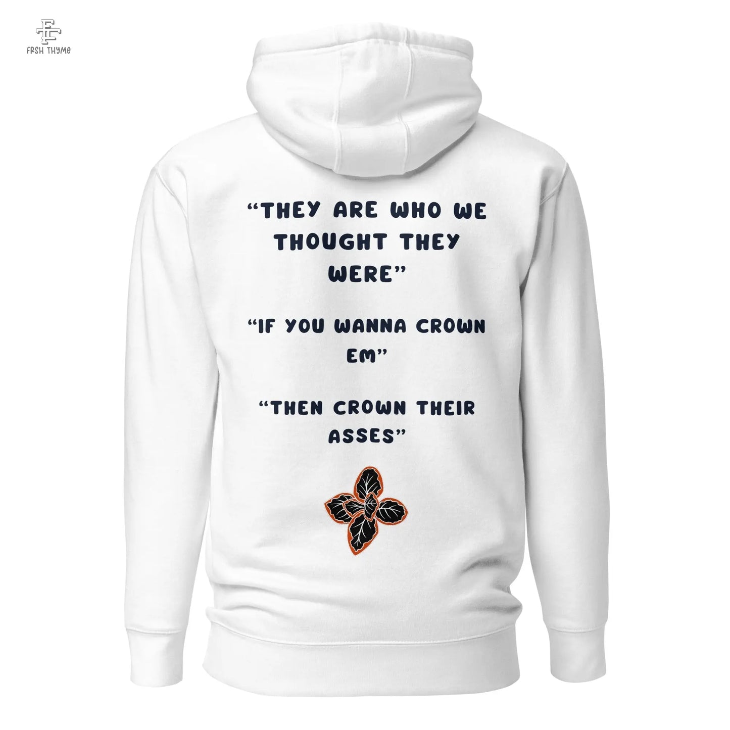 Bear Down Hoodie Blue Print - Frsh Thyme